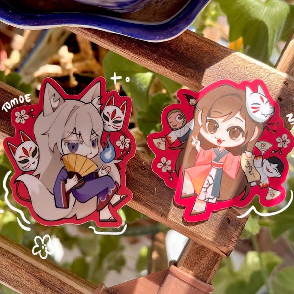 Kamisama Kiss Vinyl Waterproof Laptop Stickers I Journaling, anime, shojou, stationary, nanami tomoe