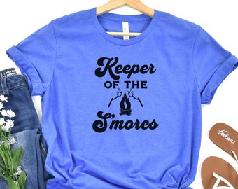 Guardián de la camiseta de S'mores, camisa de camping, regalo de camping, regalo de S'mores, camisa de Smores, camisa de fogata