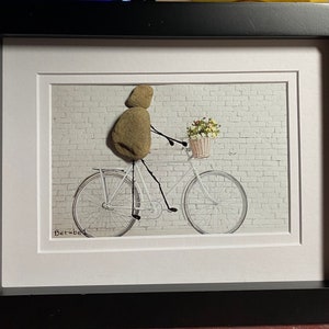 Bike Ride - Pebble Art