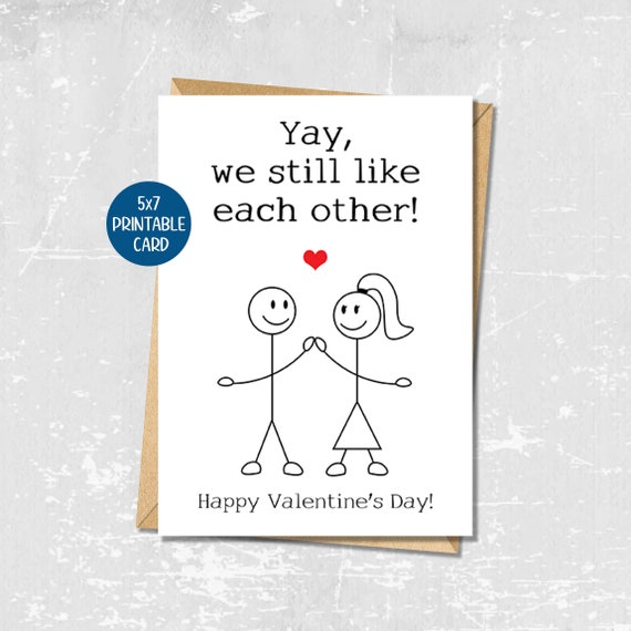 Funny Typography Anniversary Card / Valentines Day Card - Husband - You - View #4