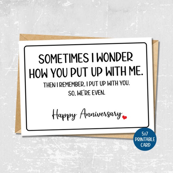 Anniversary Card For Husband - Laser Engraved Metal Wallet Insert Card, Love Note Gift For Him - View #2