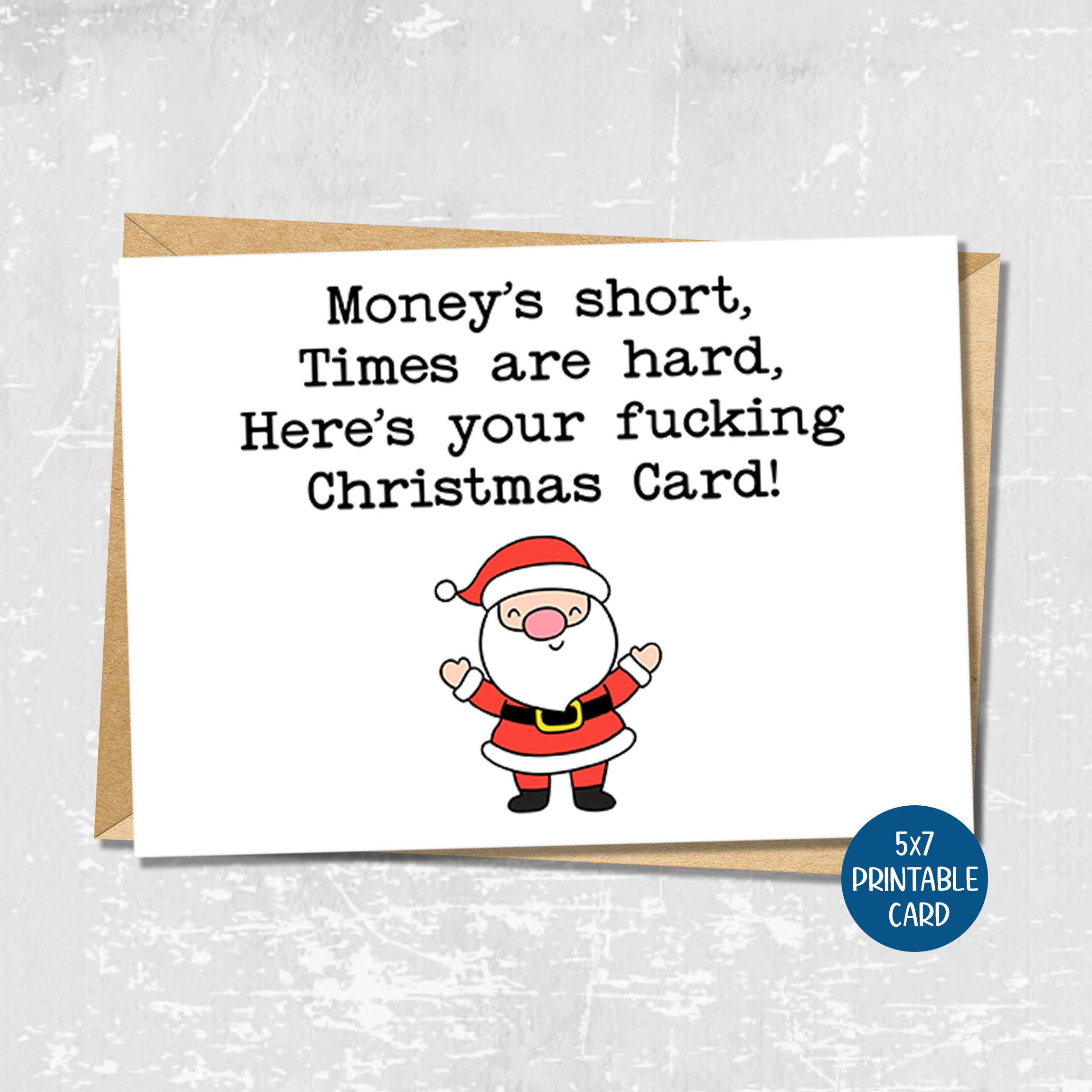 Printable Funny Christmas Cards, Adult Christmas Card, Funny Holiday ...