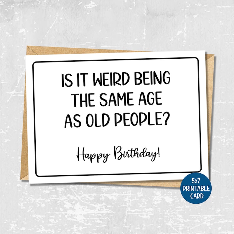 Funny Birthday Card Printable Birthday - Il 794xN.5417919317 996y 