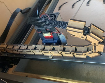 Wooden Drag Chain - Laser cut plans