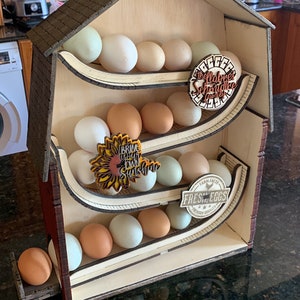 Farmer style egg dispenser - Cutting plans