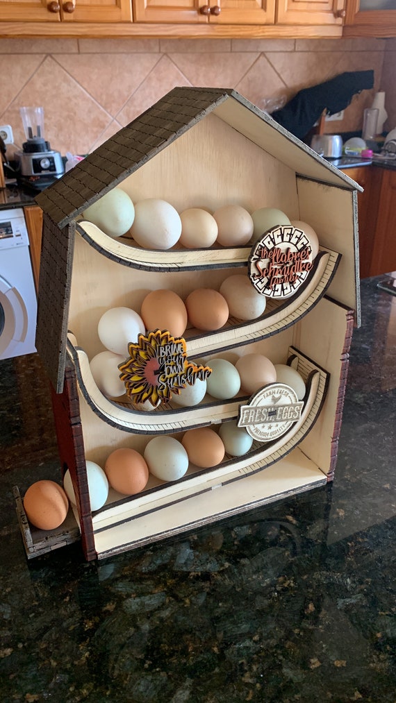 Farmer style egg dispenser - Cutting plans