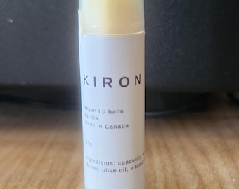 VEGAN LIP BALM vanilla  (one tube, 15 grams)