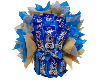 Almond Joy Fun Size Candy Bar Bouquet