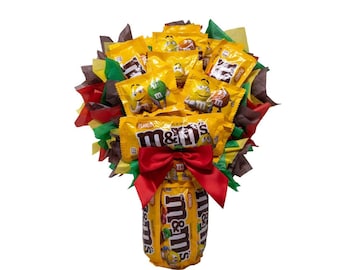 Peanut M&M's Candy Bouquet