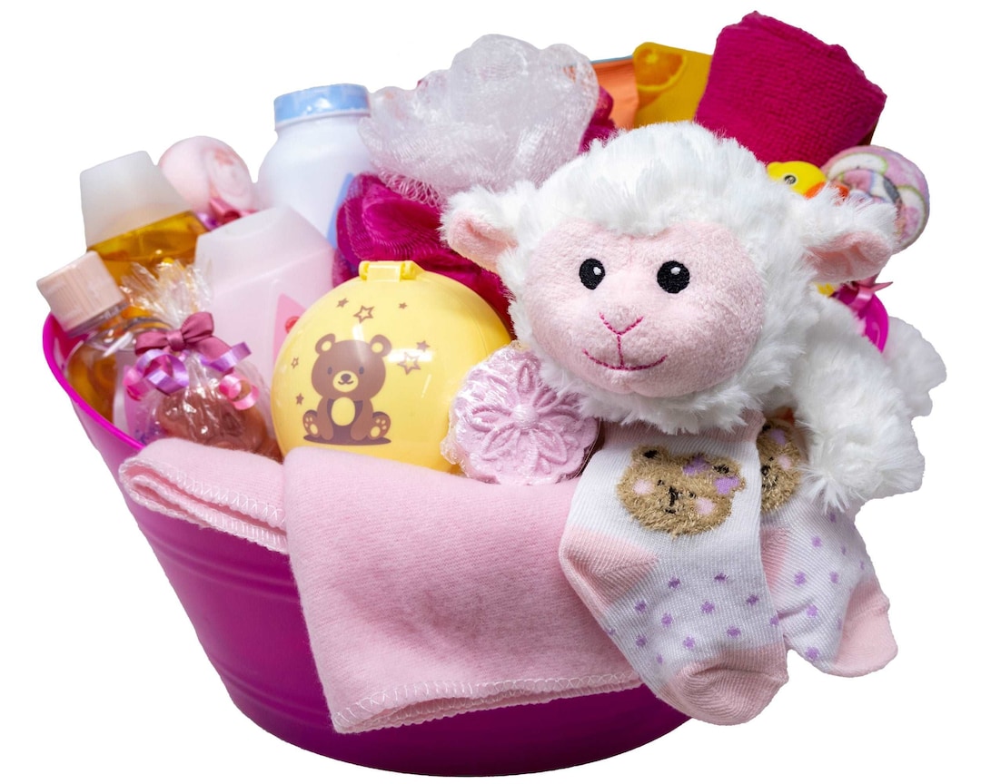 It's a Girl Mommy & Me Bath Time Gift Basket Etsy