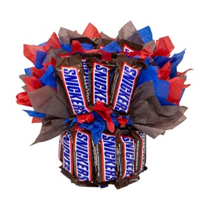 Snickers Fun Size Candy Bouquet