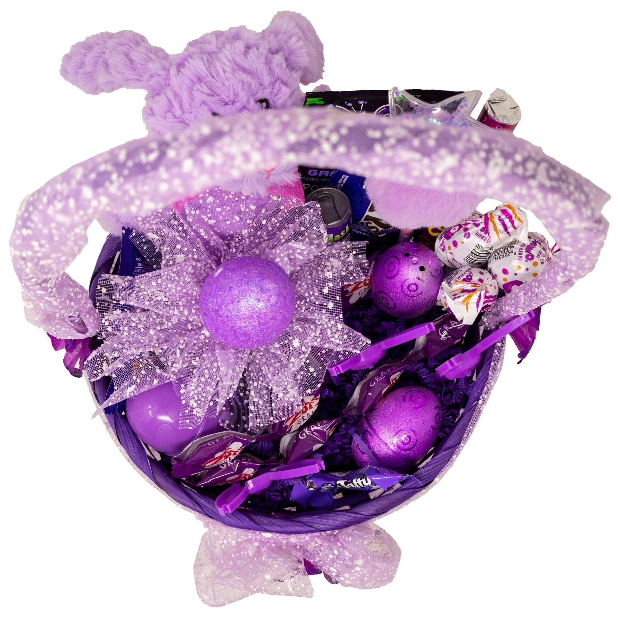Purple Easter Basket for Kids and Adults Prefilled Easter Baskets Etsy