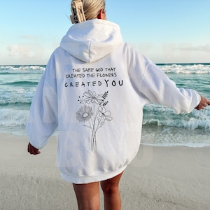 Christian Hoodie, Jesus PNG, Jesus Hoodie png, Flower Hoodie, Jesus Loves You PNG, Aesthetic Christian Hoodie, Christian SVG, Christian png
