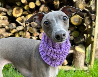かぎ針編みの犬用スヌード、その他の色、犬用ネックウェア、犬用スヌード、かぎ針編みの犬用ウェア、犬用衣類