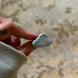 Polymer clay cloud vent clip for car