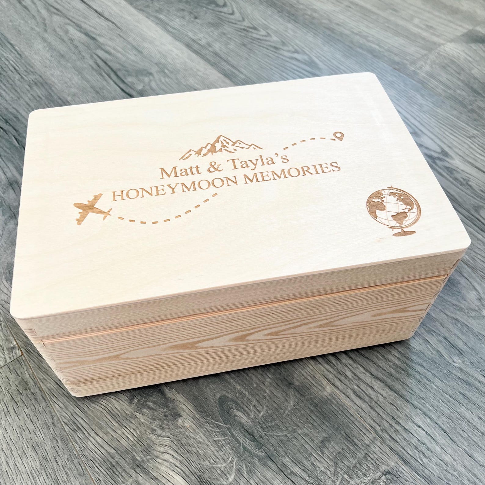 Travel Memory Keepsake Box - Etsy UK