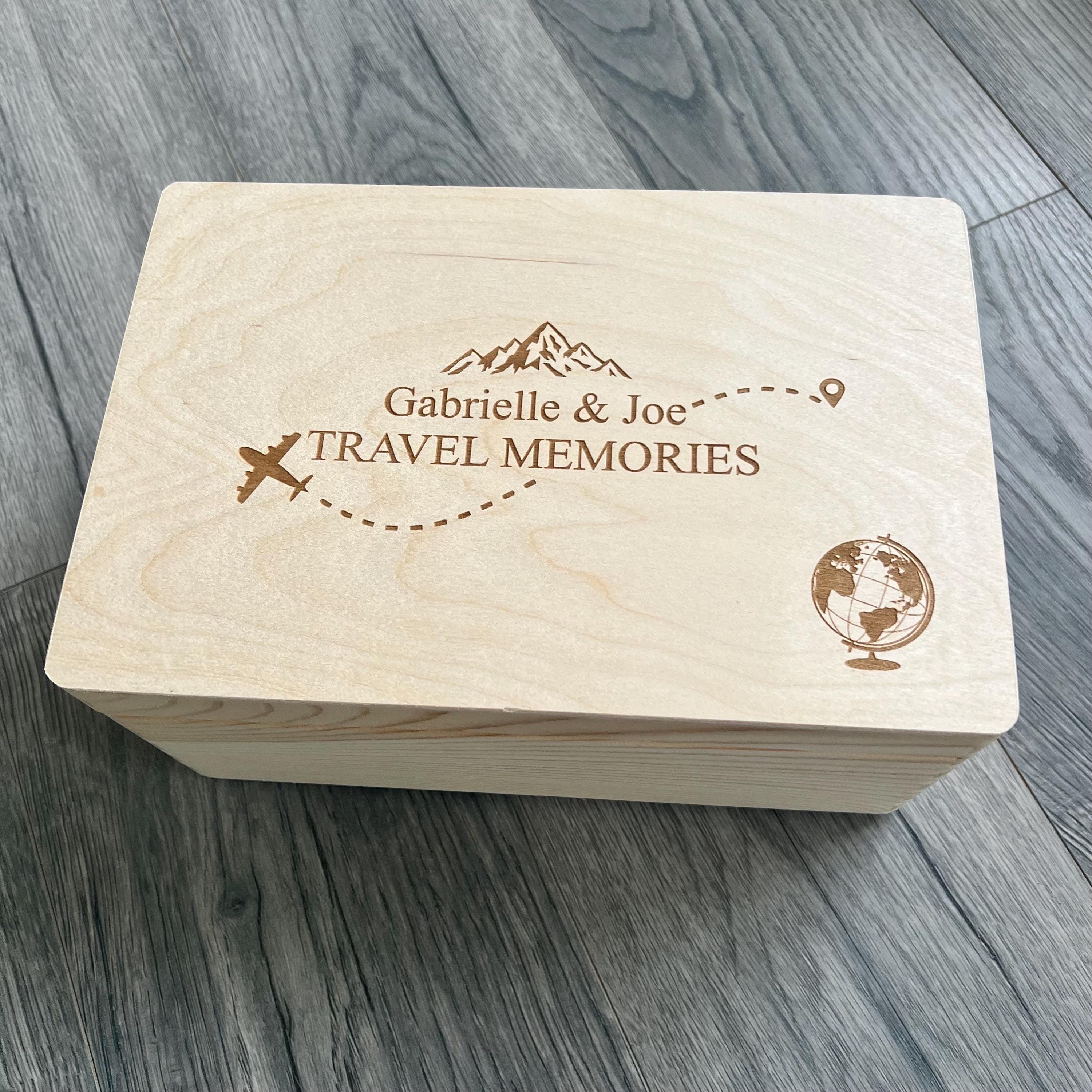 Travel Memory Keepsake Box - Etsy UK