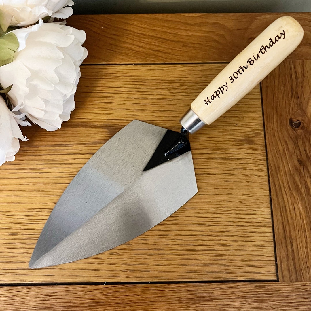 Personalised Bricklayers Trowel Etsy UK