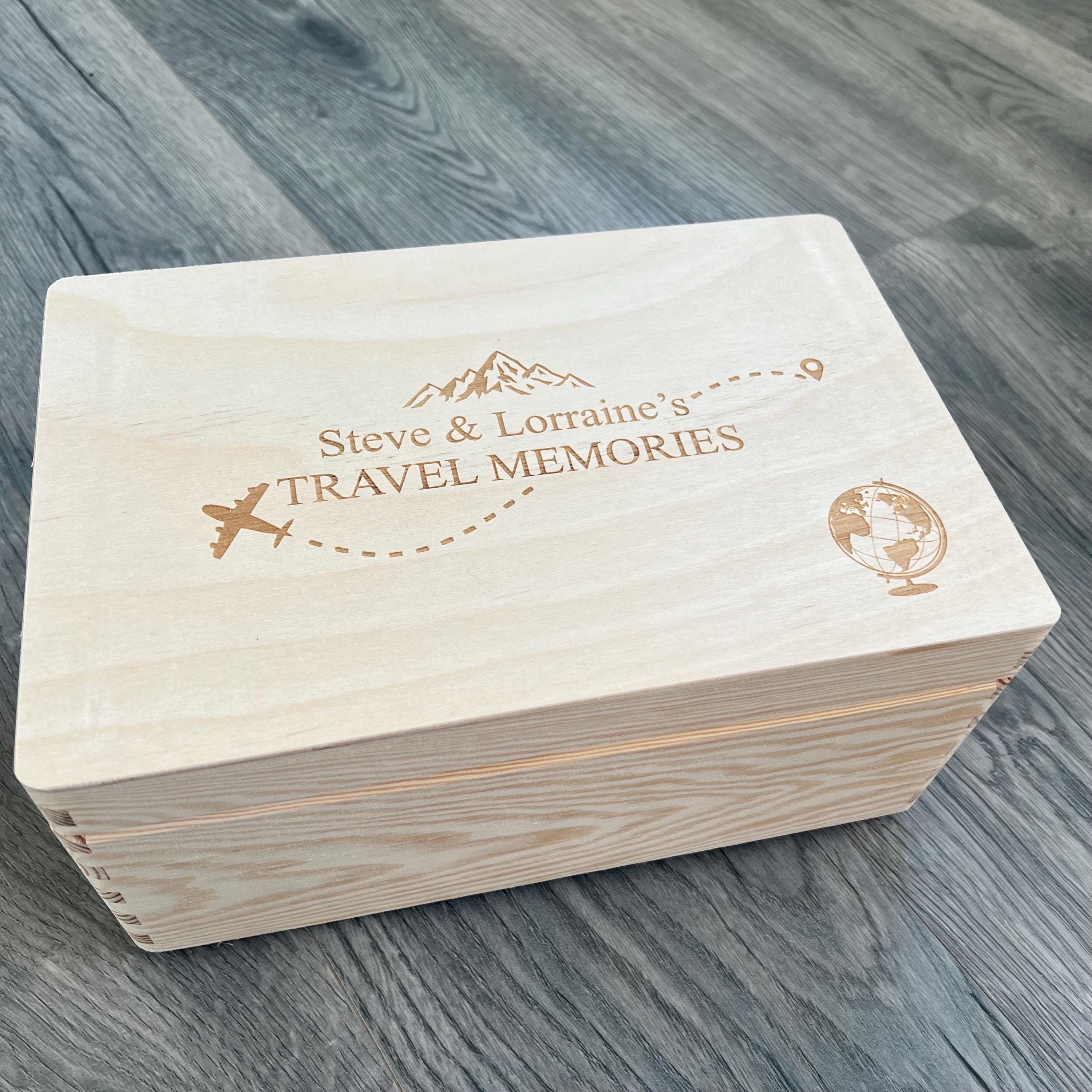 Travel Memory Keepsake Box - Etsy UK