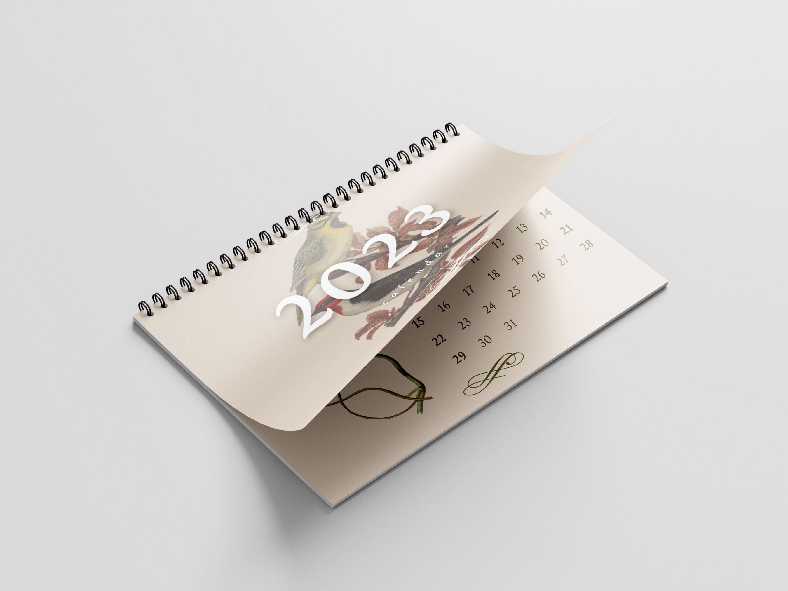 Monthly Calendar with Notes