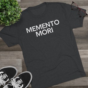 Memento Mori | Amor Fati - Stoizismus - Shirt (Tri-Blend)