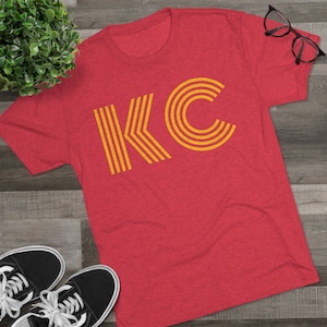 KC - Kansas City Chiefs - NFL - Shirt (Tri-Blend)