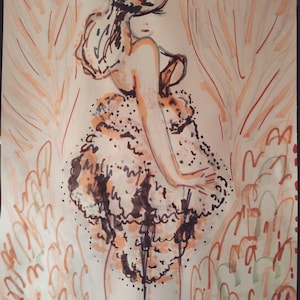 Serie de tarjetas de arte burlesco