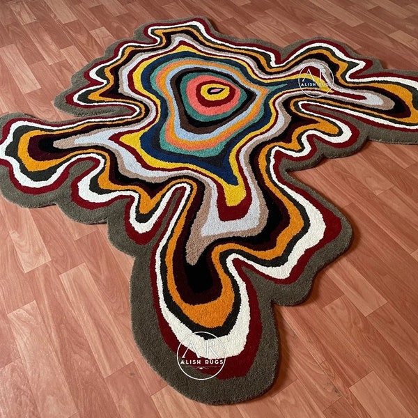 Irregular Shaped Rug - Etsy