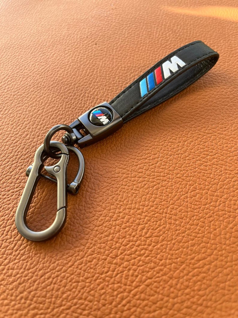 BMW nyckelringsfodral nyckelring, lädernyckelfodral för BMW 1 3 5 7-serie 530 F48 X1 X2 X3 X4 X5 X6 key chain bmw m