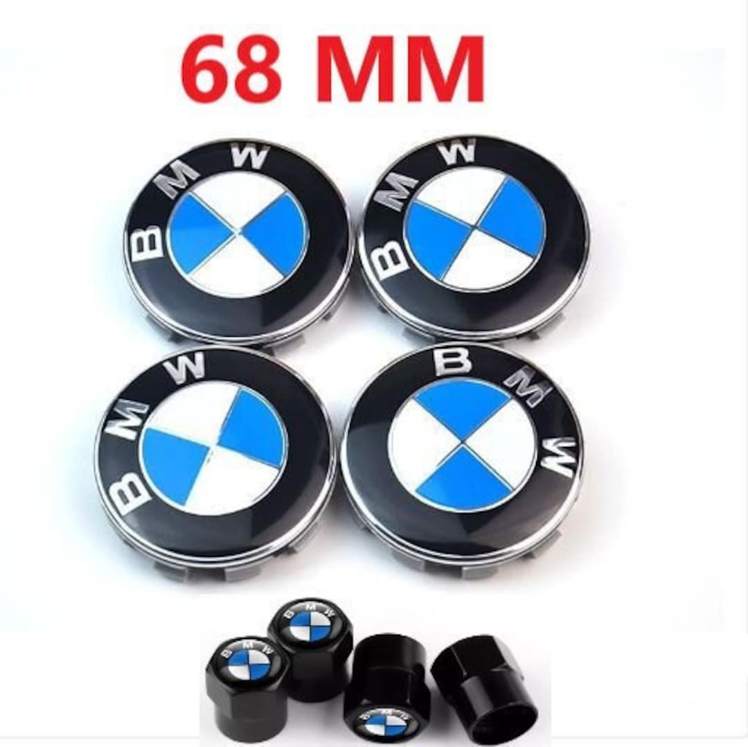 BMW 4 Hub Covers BMW Hubcaps 68 Mm 4 Valve Bmw Emblem 36136783536 Etsy
