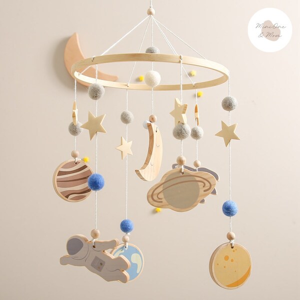 Wooden Baby Mobile - Etsy