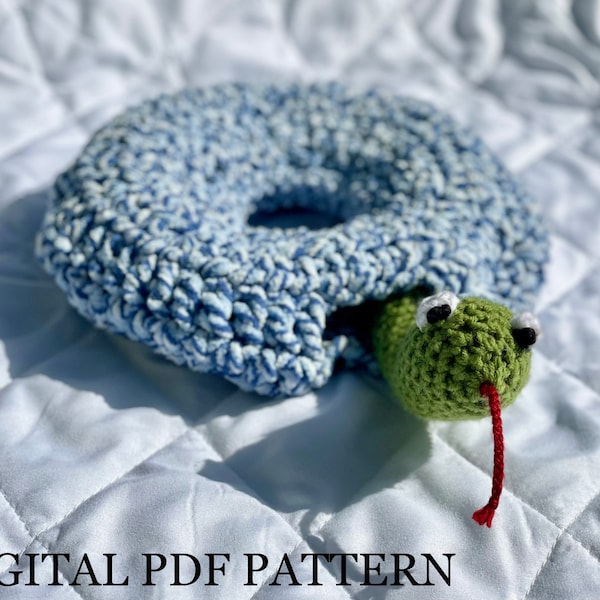 Donut Den Crochet Pattern - Medium Snake Hide