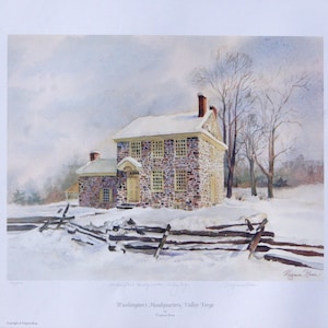 Washington&#39;s Headquarters, Valley Forge, Limited Edition