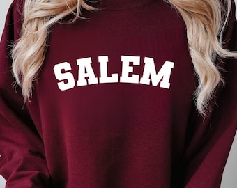 Salem Witchcraft Sweatshirt, Vintage Halloween Pullover