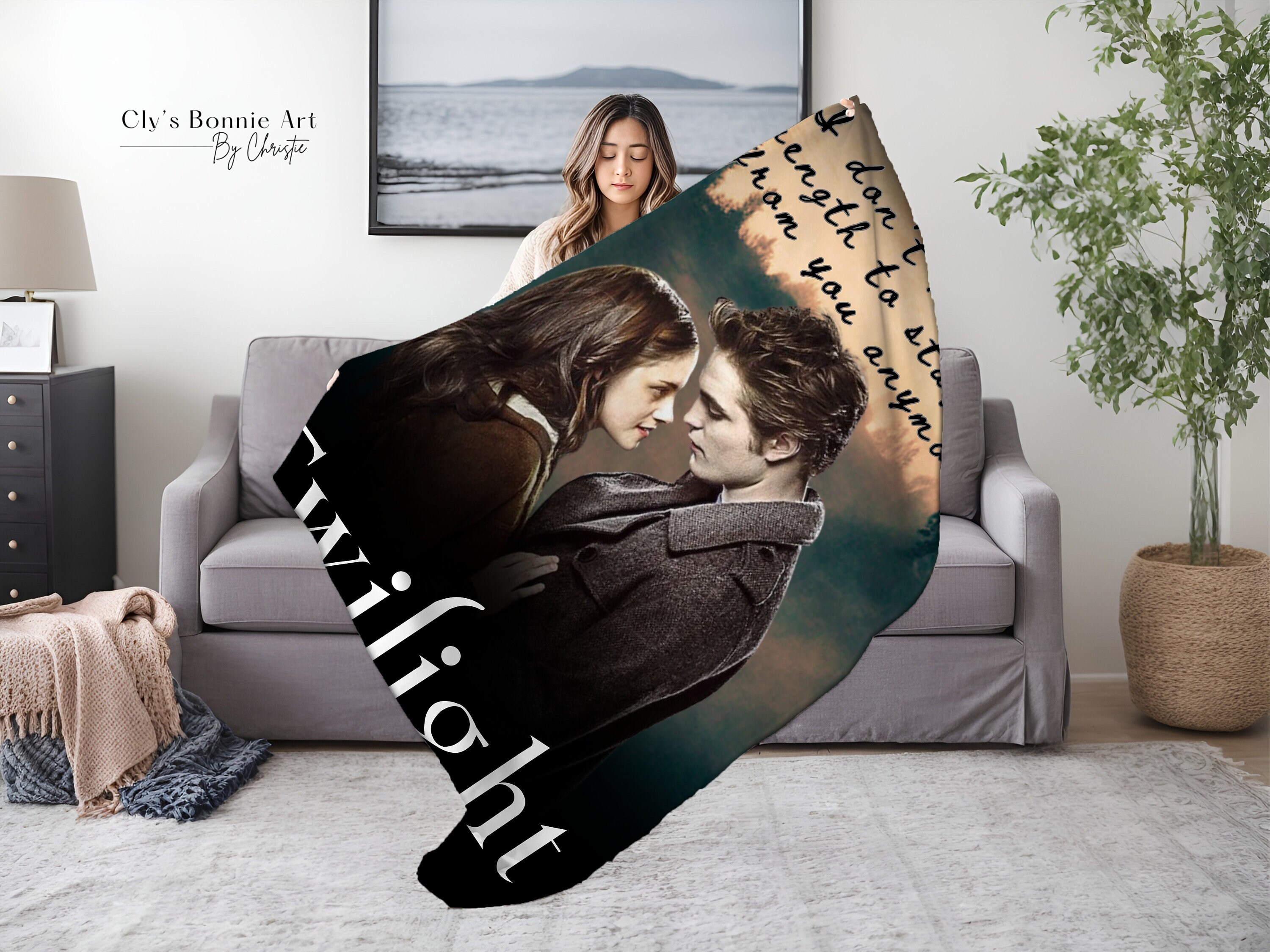 Twilight Inspired Blanket Twilight Room Decor Gifts for Her Romantasy Twilight Fans Reader Gifts Bella Swan Edward Cullen Quotes Etsy Canada