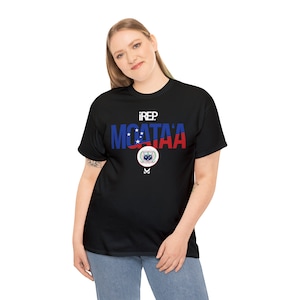 SAMOA i Represent MOATA&#39;A / BLACK / Unisex Heavy Cotton Tee