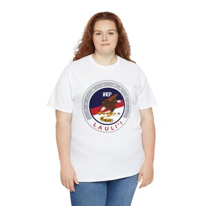 Fai A&#39;u Ma Sui o LAULI&#39;I / Weiß / Unisex Schweres Baumwoll T-Shirt