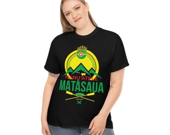 MATASAUA Manuatele / Black / Unisex Heavy Cotton Tee