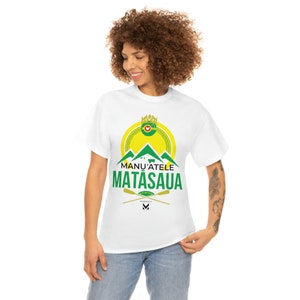 MATASAUA Manuatele / White / Unisex Heavy Cotton Tee