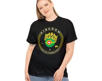 KINGDOM - Manuatele / BLACK / Unisex Heavy Cotton Tee