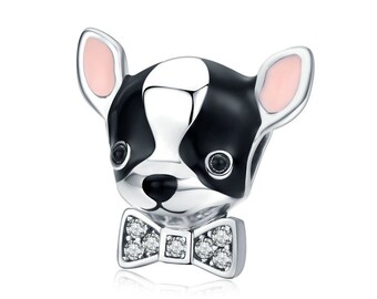 Chihuahua Charm Bead Beautiful Puppy Dog Pet Compatible With Pandora Bracelets Genuine 925 Sterling Silver