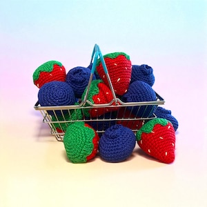 Juguetes de ganchillo con hierba gatera para gatos: Arándano de Maine y fresa, paquete de 5 juguetes arrugados