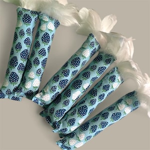 Catnip Filled Strawberry Kicker Cat Toy // Cotton Fabric