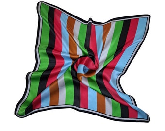 Harlequin Colours  Rugby Silk Scarf