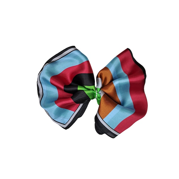 Harlequins Rugby Style Silk Scarf