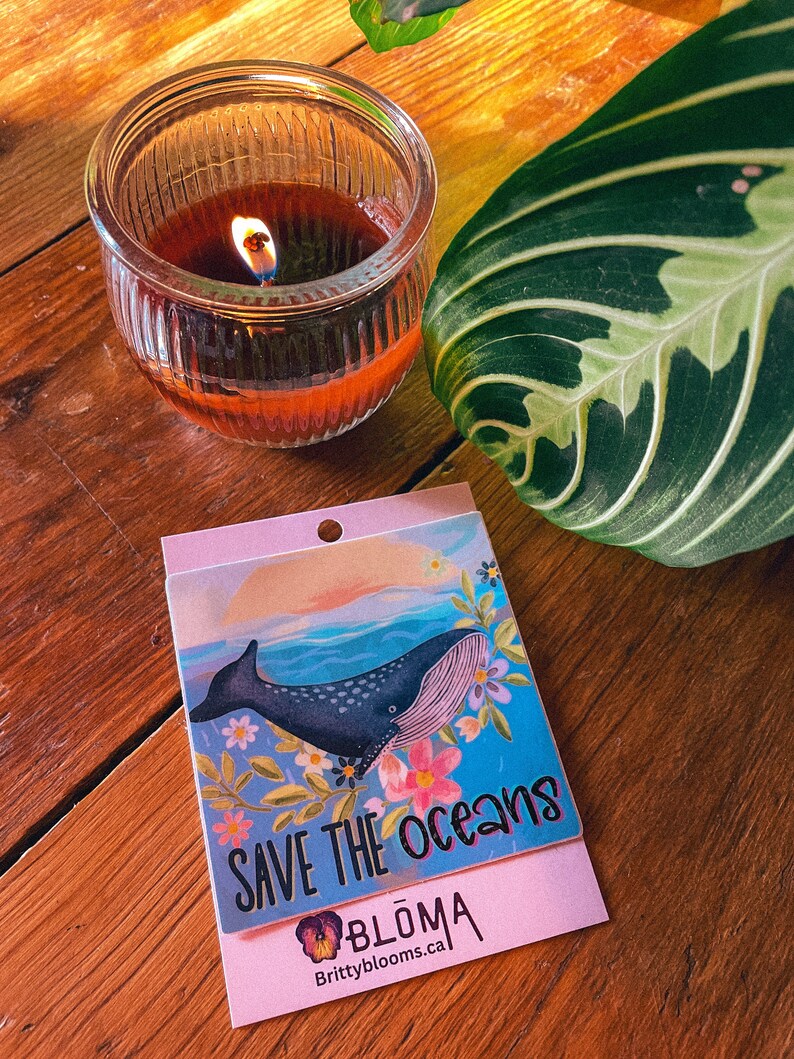 Vinyl Sticker / Water Bottle Sticker/ Tumbler Sticker/ Flowers