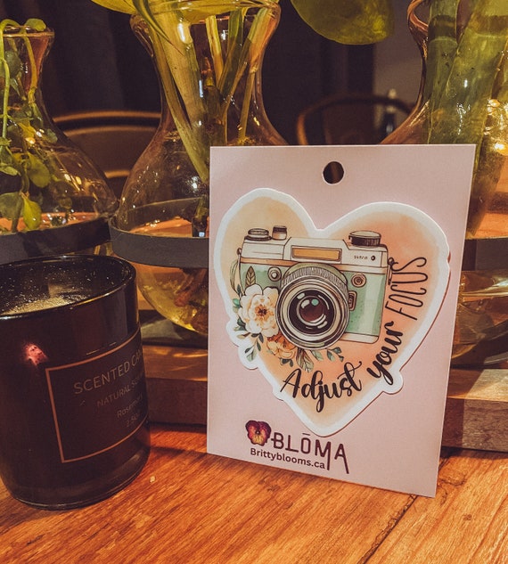 Camera With Heart Sticker