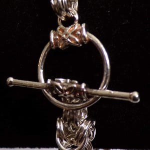 Handmade Double Link Byzantine Bracelet