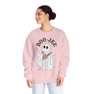 Halloween Boo Jee Ghost Sweatshirt, Spooky Ghost Sweatshirt, Spooky Vibes Sweatshirt, Funny Halloween Ghost, Boo Crew, Boo-Jee Ghost