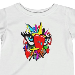 Infant Fine Jersey Tee Cotton  Size 6 months-24 Months  Alternative Kids Clothes Edgy Funky Fierce Japanese Tattoo by RebelTot